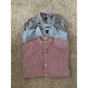 J Crew Crewcuts Boys Bundle Size 16 Ludlow Thomas Mason Button Down Shirts (3)